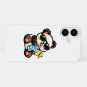 Koel Panda Drank iPhone 16 Hoesje (Achterkant horizontaal)