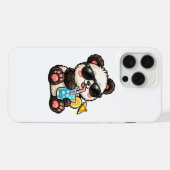 Koel Panda Drank iPhone Hoesje (Achterkant horizontaal)