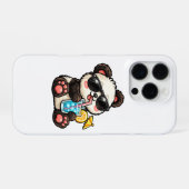 Koel Panda Drank iPhone Hoesje (Achterkant horizontaal)