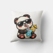 Koel Panda Drank Kussen (Achterkant)