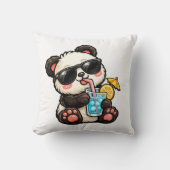 Koel Panda Drank Kussen (Voorkant)