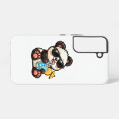 Koel Panda Drank Samsung Galaxy Hoesje (Achterkant horizontaal)