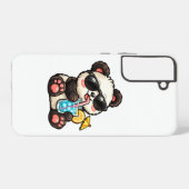 Koel Panda Drank Samsung Galaxy Hoesje (Achterkant horizontaal)