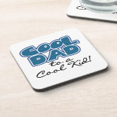 Koel papa naar een Cool Kind Gifts Drankjes Onderzetter (Linkerzijde)
