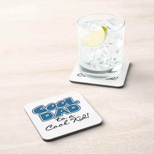 Koel papa naar een Cool Kind Gifts Drankjes Onderzetter (Rechterzijde)
