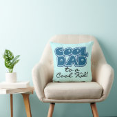 Koel papa naar een Cool Kind Gifts Kussen (Stoel)