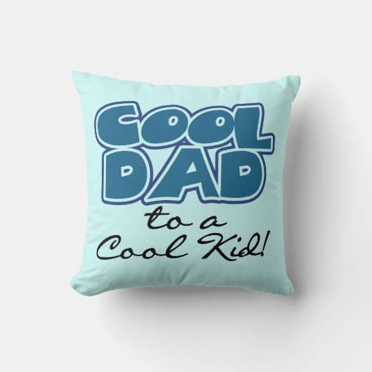 Koel papa naar een Cool Kind Gifts Kussen (Voorkant)