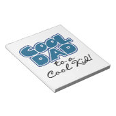 Koel papa naar een Cool Kind Gifts Notitieblok (Schuin)