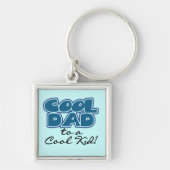 Koel papa naar een Cool Kind Gifts Sleutelhanger (Voorkant)