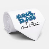 Koel papa naar een Cool Kind Gifts Stropdas (Opgerold)