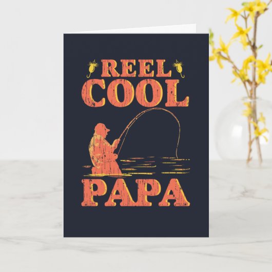 Koel Papa Vaderdag Kaart (Gele Bloem)