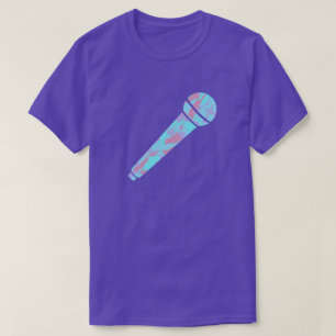 Koel Pastel Camo Patroon Microfoon T-shirt