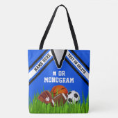 Koel Persoonlijke Canvas tas Sport, Jouw tekst Kle (Voorkant)