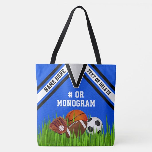Koel Persoonlijke Canvas tas Sport, Jouw tekst Kle (Voorkant)