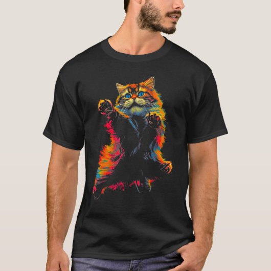 Koel Perzisch Kat T-shirt (Voorkant)