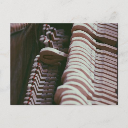 Koel piano kunstwerk briefkaart (Voorkant)