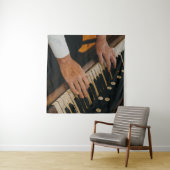Koel pianokunstwerk wandkleed (In Situ (horizontaal))