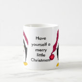 Koel pinguïn in een rood Pet Koffiemok (Center)