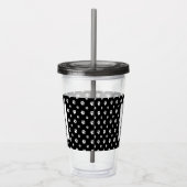 Koel Pit Bull en zonnebrillen (lt brindle white 3) Acryl Drinkbeker (Rechts)