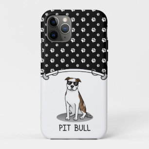 Koel Pit Bull en zonnebrillen (lt brindle white 3) Case-Mate iPhone Case
