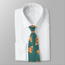 Koel pizza snijdt blauwgroen patroon