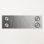 Koel plezier Muziek Speaker Grijze Geometry Mesh M Yogamat (Voorkant (horizontaal))
