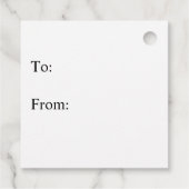 Koel plezier Snowman Sparkly-kerstbomen blauw Bedankjes Labels (Achterkant)