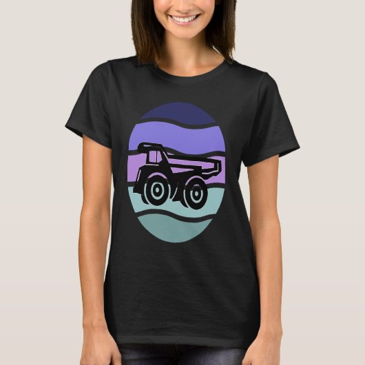 Koel pompwagen voor wiellade en constructie Ve T-shirt (Voorkant)