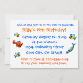 Koel Pool Party Kaart (Achterkant)