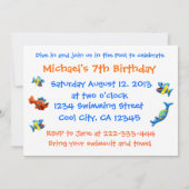 Koel Pool Party Kaart (Achterkant)