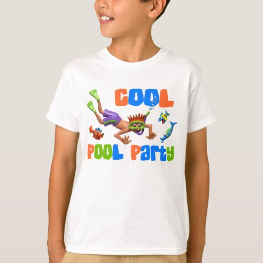 Koel Pool Party T-shirt (Voorkant)