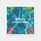 Koel Pool Party | Zwemwaterdag Servet (Voorkant)