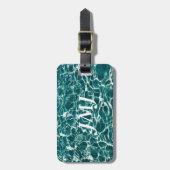 Koel poolgolven bagagelabel (Voorkant verticaal)