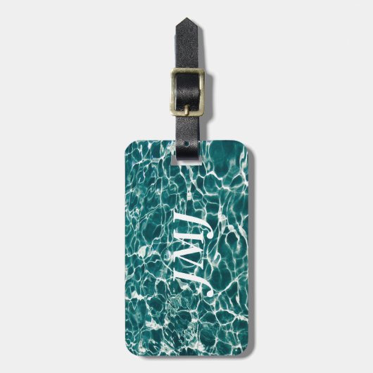 Koel poolgolven bagagelabel (Voorkant verticaal)