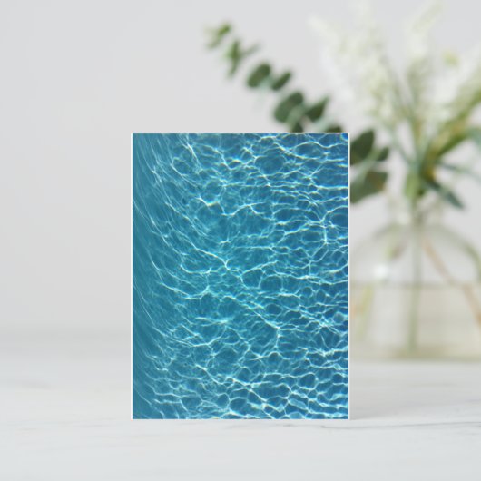 Koel poolwater briefkaart (Staand voorkant)