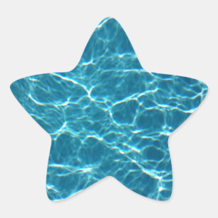 Koel poolwater ster sticker