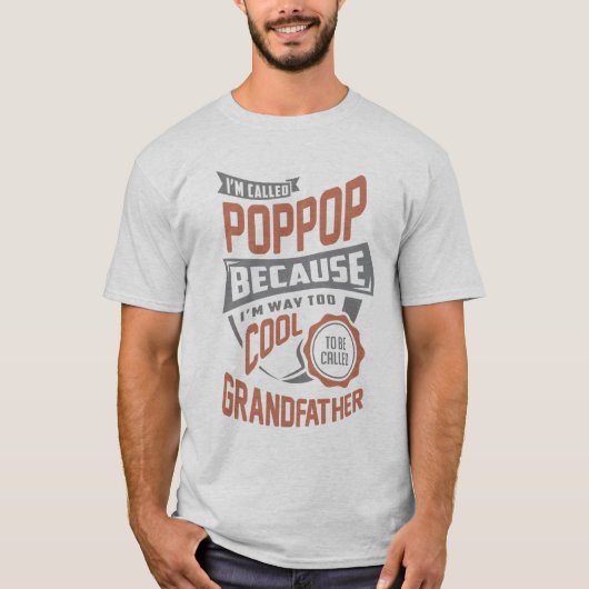 Koel Pop Pop. Perfect Gift! T-shirt (Voorkant)