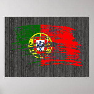 Koel Portugees vlagontwerp Poster