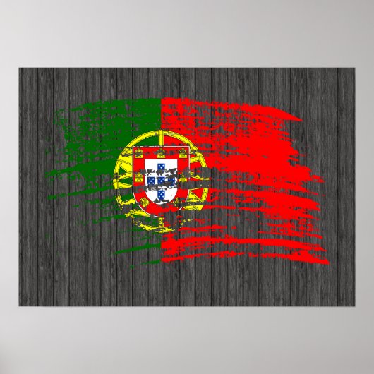 Koel Portugees vlagontwerp Poster (Voorkant)