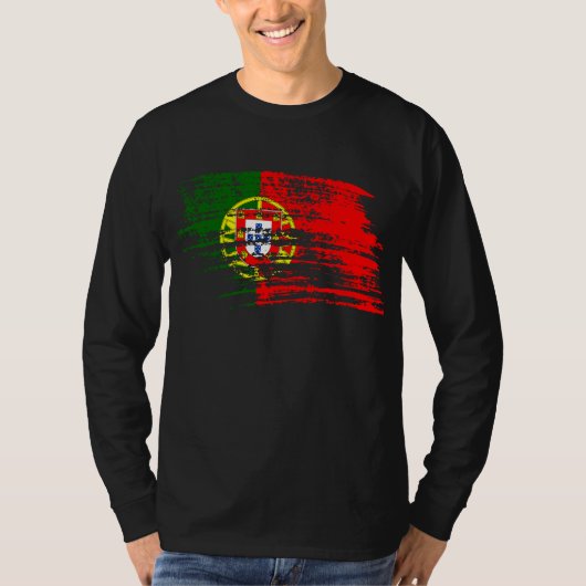 Koel Portugees vlagontwerp T-shirt (Voorkant)
