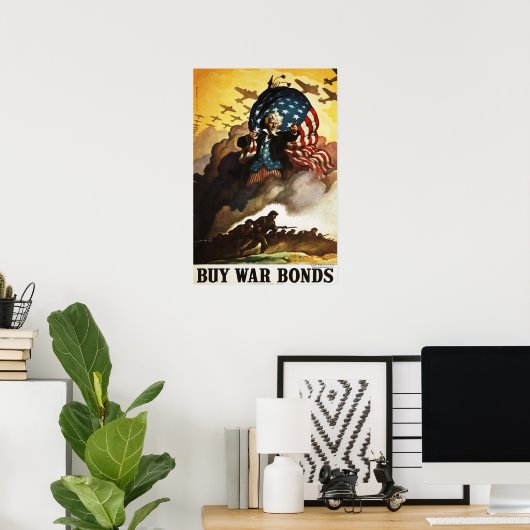 Koel Poster met Motief WWII (Thuiskantoor)