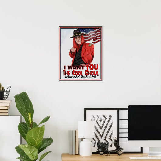 Koel Poster van 16 x 20 inch (Thuiskantoor)