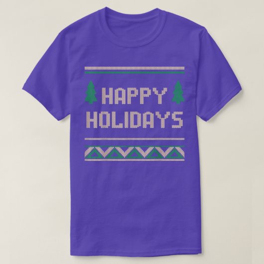 Koel Prettige feestdagen Kerstmis T-shirt (Design voorkant)