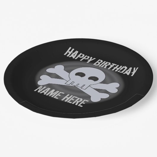 Koel Punk Aangepast Vergroten Verblijfsdag Huid Papieren Bordje (Gekanteld)