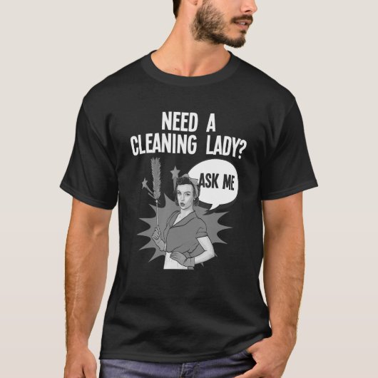 Koel-reinigingsdame voor dames-meisjes t-shirt (Voorkant)