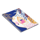 Koel reizen Griekse strandschildering Notitieboek (Rechterzijde)