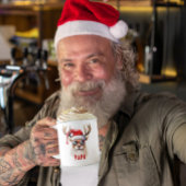 Koel rendier gepersonaliseerde kerst mug koffiemok