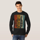 Koel Retro Handpan Speler Instrument T-shirt (Voorkant volledig)
