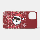 Koel Retro Kerstman Kerstserveringsblad Case-Mate iPhone Case (Achterkant (horizontaal))