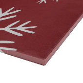 Koel Retro Kerstman Kerstserveringsblad Snijplank (Hoek)